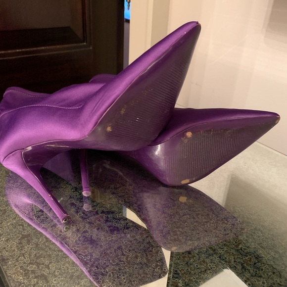 Purple Aldo sock bootie - Picture 2 of 2